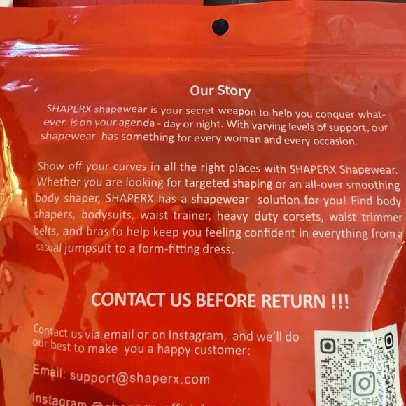 SHAPERX Bodysuit Tummy Control Shapewear Bodysuit S/M Beige STYLE 5213 NEW! - Picture 10 of 12